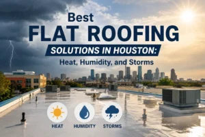 Best Flat Roofing Solutions in Houston Heat, Humidity, and Storms