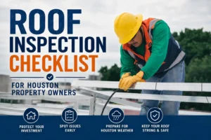 Roof Inspection Checklist for Houston Property Owners What to Look for Twice a Year