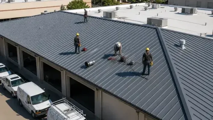 Commercial Metal Roofing with Metal Roofing Services