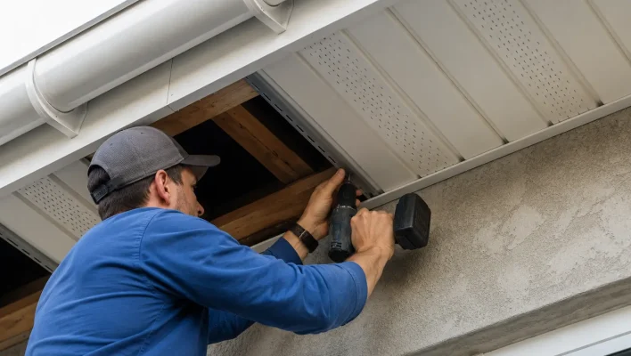Professional fascia board installation protecting homes from moisture damage