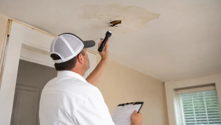 Roof Leak Detection During Professional Roof Leak Inspection Service